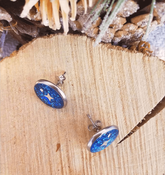 Boucle d'oreille étoile polaire