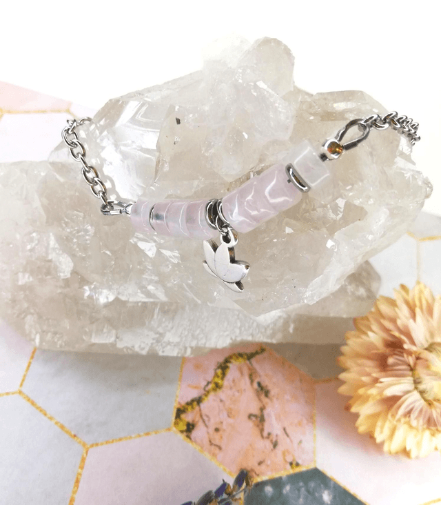 Bracelet Pink lotus 
