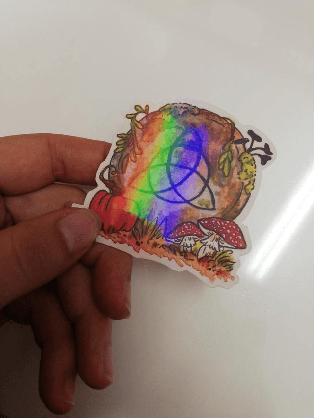 Stickers triquetra automne 