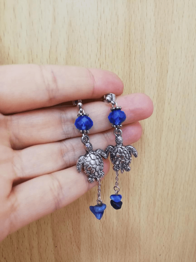 Boucles D'oreille Totemea Tortue 