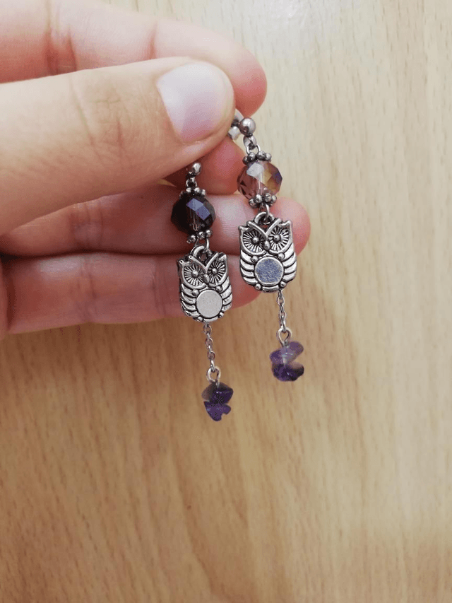 Boucles D'oreille Totemea Hiboux 