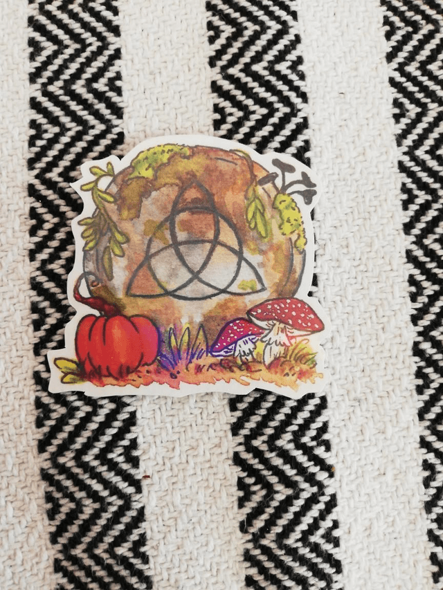 Stickers triquetra automne 