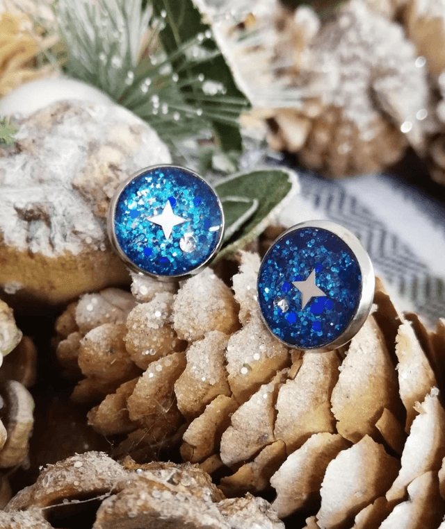 Boucle d'oreille étoile polaire