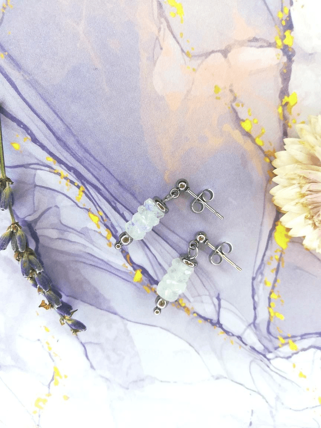 Boucles d'oreilles pierre de lune
