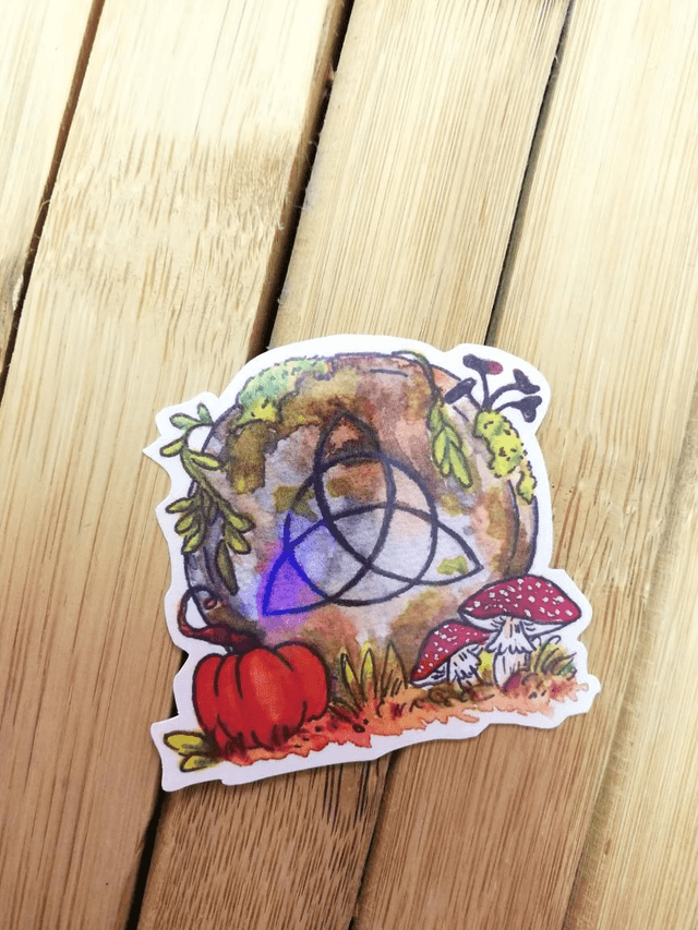 Stickers triquetra automne 